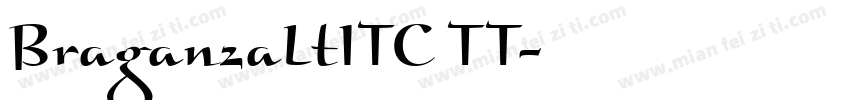 BraganzaLtITC TT字体转换